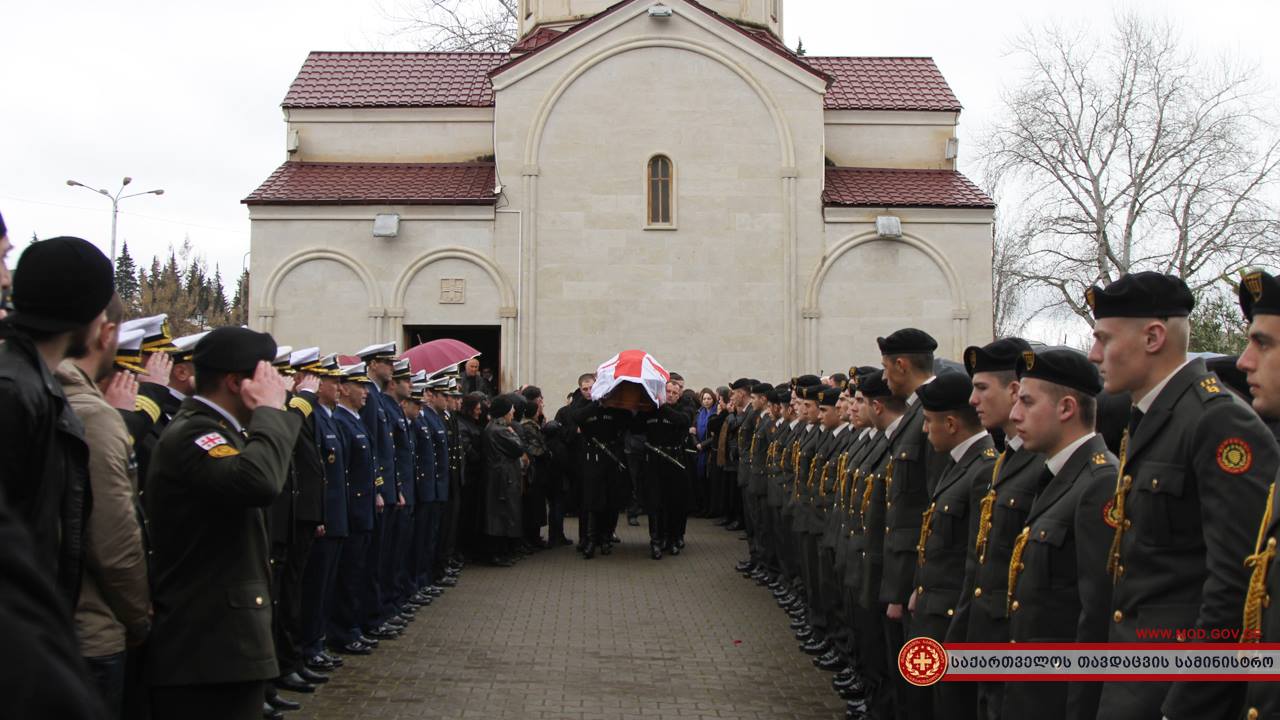 Burial of Georgian Cadet, Private Soso Makaridze